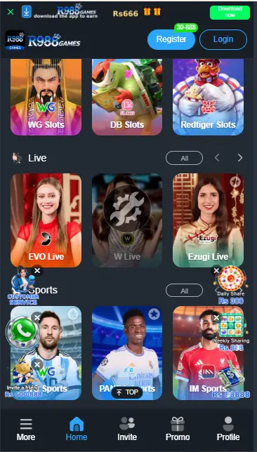 R988 Game App